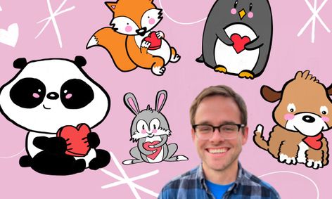pics Cute Easy Drawings For Valentine's Day Step By Step drawing cute valentine s day animals using simple shapes and lines small online class for ages 5 10