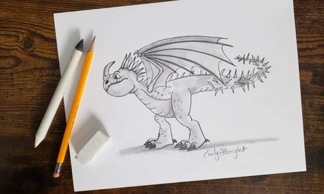 Draw How to Train Your Dragon Deadly Nadder ~ Step by Step ...