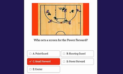 Interactive Basketball I. Q. Assessments And Customized Training