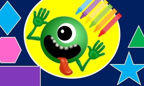 Shape Monster Doodle Class Learn Basic Shapes And Create Your Own Shape Monster Small Online Class For Ages 4 6
