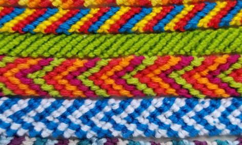 Create Fun Candy Stripe Chevron Friendship Bracelets