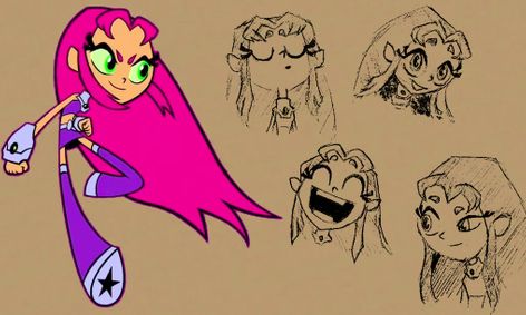 Draw Starfire From Teen Titans Go Small Online Class For Ages 9