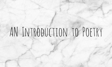 Flex Course With Optional Live Meetings An Introduction To Poetry