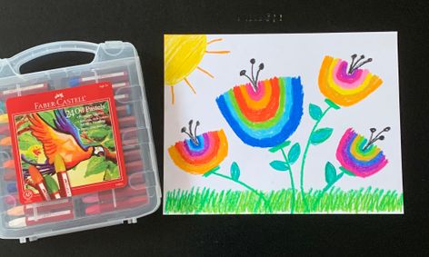 Rainbow Flowers Art Class Small Online Class For Ages 5 8 Outschool