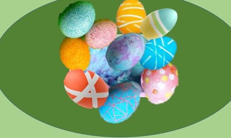 Easter Eggs Decorated 4 Ways Choose As Many As You Want To Do