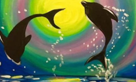 Lets Paint Cool Dolphins Create With Me Painting Adventure For Teens Small Online Class For Ages 13 18 Outschool Insanely cute pictures of a man taking care of an orphaned baby dolphin. outschool