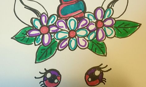 Anime Eyes Cute Unicorn Small Online Class For Ages 6 11