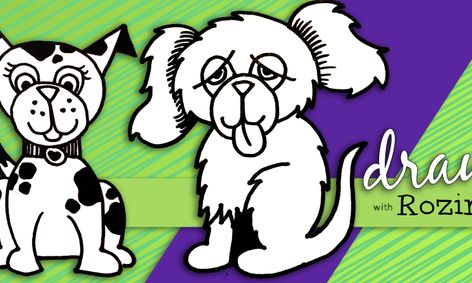 Learn To Draw Cute Cartoon Dogs Small Online Class For Ages 7