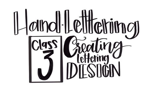 Hand Lettering Class 3 Creating A Lettering Design Ages 10 15