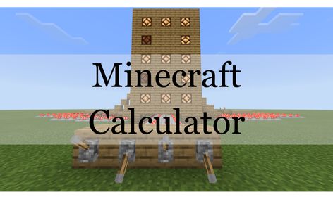 Minecraft Calculator Small Online Class For Ages 12 17 Outschool