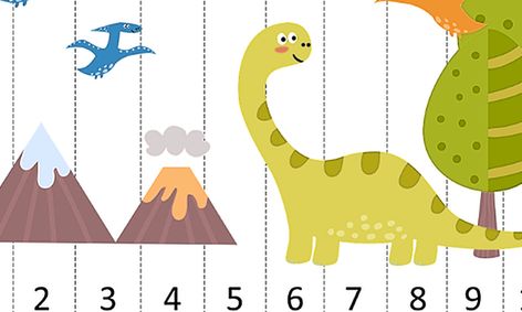 math learn numbers 1 10 with dinosaurs flex small online class for ages 3 6 outschool