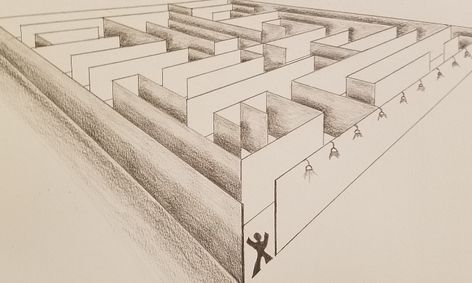 Drawing A Labyrinth Advanced 2 Point Perspective Small Online
