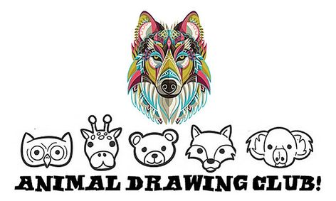 Animal Art Club! Learn to Draw Different Animals Each Week Using