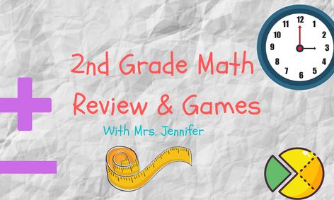 Second Grade Math Review With Games | Small Online Class For Ages 6-9 | Outschool