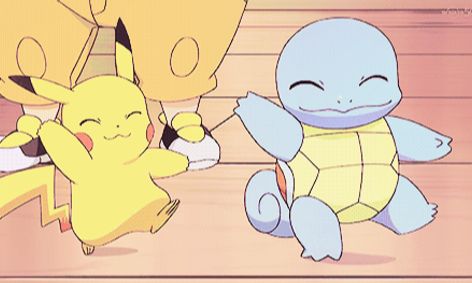 flocked pikachu and squirtle gamestop