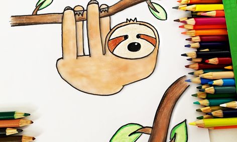 Epic Drawing Club Sloth Jungle Adventures Small Online Class For Ages 6 10 Outschool