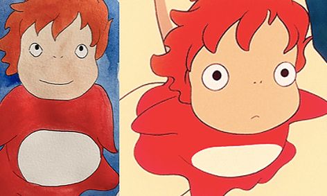 wallpapers Studio Ghibli Ponyo Drawing studio ghibli series ponyo watercolor painting class of ponyo small online class for ages 9 13