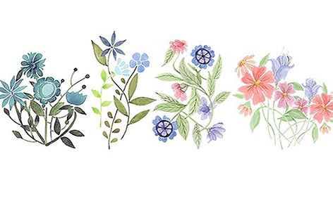 Miss Margie S Art Paint Flowers 1 Class 1 Of Watercolor