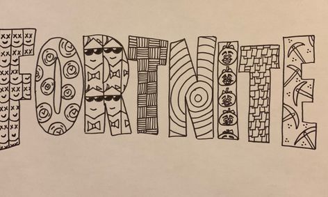 Doodles Inspired By Fortnite Chill Chat About Fortnite And