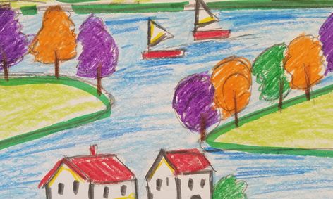 Introduction To Simple Landscape Drawing And Coloring Using Crayons And Markers Small Online Class For Ages 6 11 Outschool Drawing landscapes like a pro.