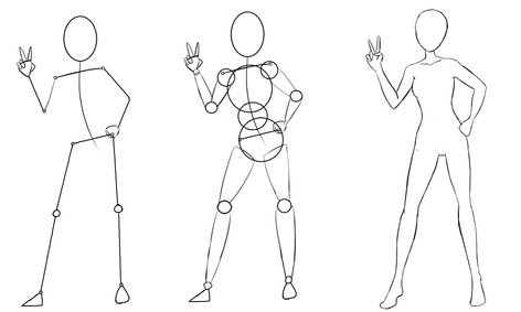 Featured image of post Draw Anime Body Female How to draw female manga legs 2 bent kneeling anime manga