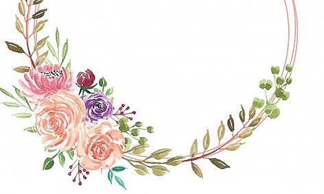 Wreath In Watercolor Lets Go Floral 2 Week Camp Small Online