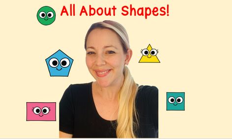 All About Shapes A 2d Shape Introduction For Children Ages 3 5
