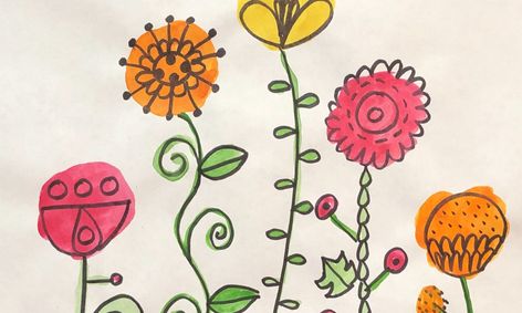 Watercolor Flowers Small Online Class For Ages 7 10 Outschool
