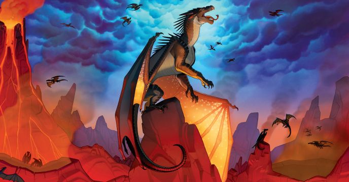 Drawing Dragons Art Inspired by Wings of Fire Intermediate