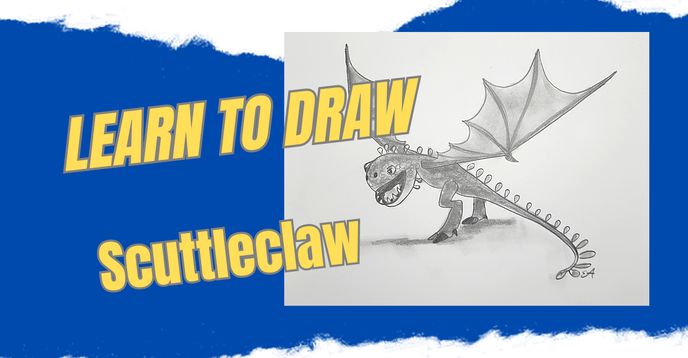 How to Train Your Dragon ~ Speed Stinger Dragon - ART with Albright  presents Keep Drawing