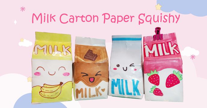 Let's Make Milk Paper Squishies! | Small Online Class for Ages