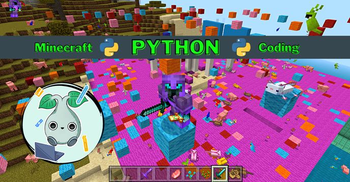 Python Programming for Beginners: One-on-One Coding on Minecraft image.