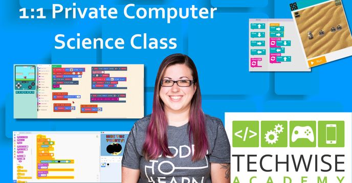 Computer Science 1:1 Private Tutoring in Coding and Game Design for K-5