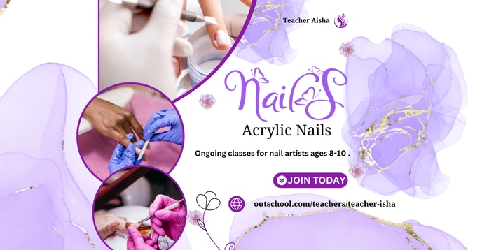 Ongoing Acrylic Nail Classes for Ages 8 10 Small Online Class for
