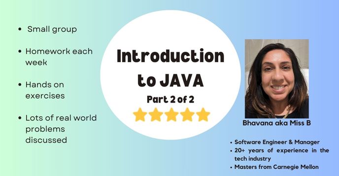 Introduction to Java - Part 2 of 2 (Arrays, Classes, Objects, Inheritance) image.