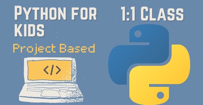 Kids Project Based Python For Beginners 1:1 Class (10 Sessions)