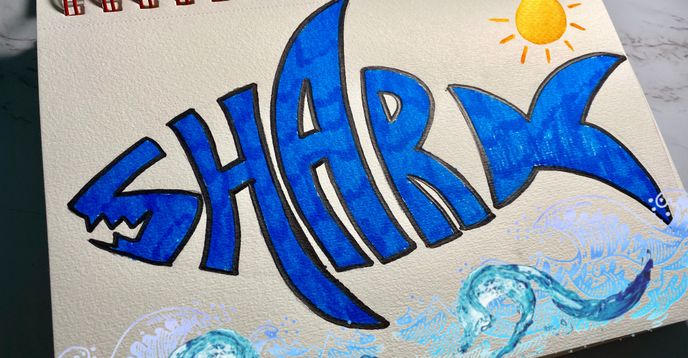 Word top art drawing