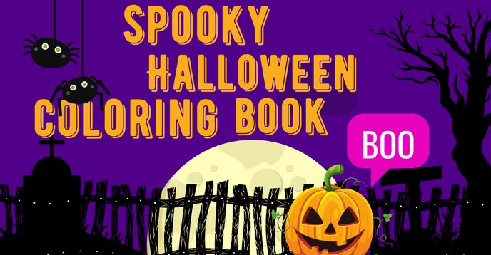 Halloween Spooky Coloring Book