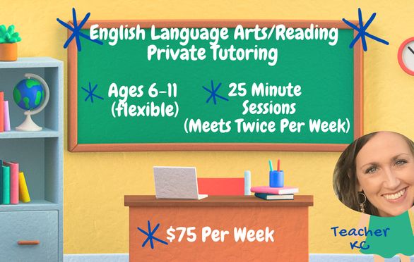 English Language Arts Reading Private Tutoring Ongoing 25 Minute 1 1 Tutoring Writing Grammar