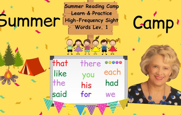 Fun & Engaging Reading CampLearn & Practice HighFrequency Sight
