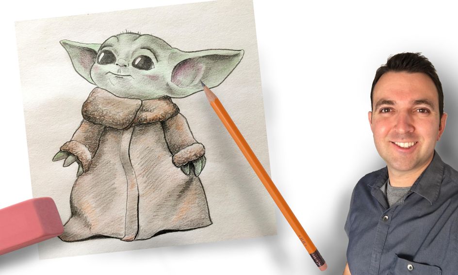 How To Draw Baby Yoda The Child Small Online Class For Ages 9 13 Outschool