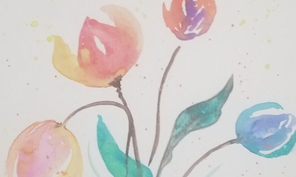 Watercolor Tulips Small Online Class For Ages 13 18 Outschool