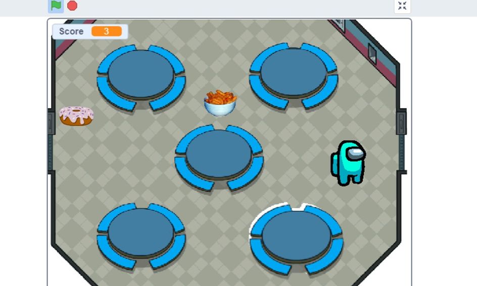 Scratch Coding Create an Among Us Garbage Task Game age 610 Small