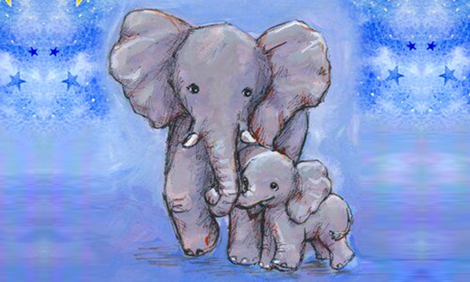 Acrylic Painting Mother S Day Gifts With Love Elephant Mommy Baby Animals Small Online Class For Ages 8 13 Outschool