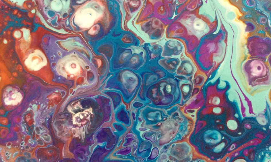 Intro To Acrylic Pouring Easily Create A Beautiful Painting In