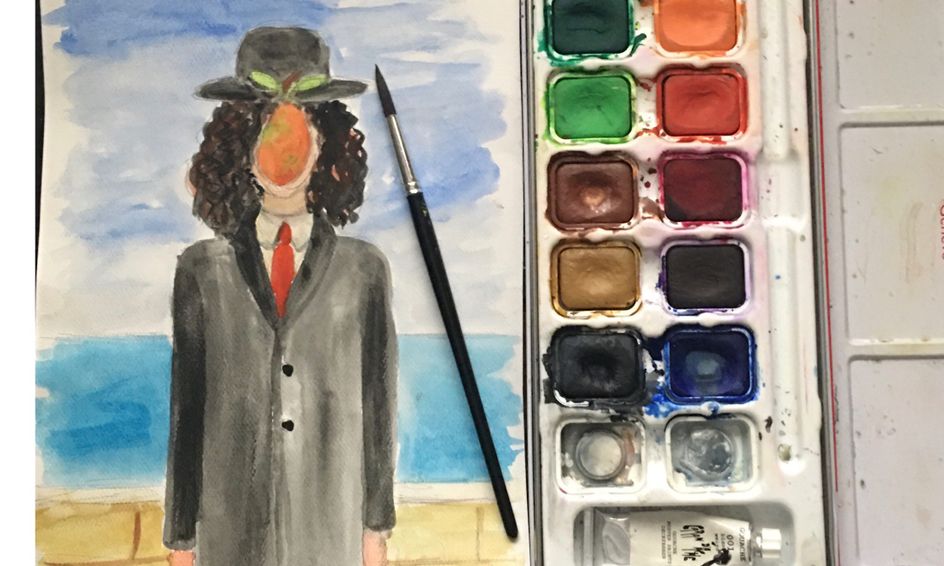 Let S Draw Paint Ourselves As Rene Magritte S The Son Of Man Small Online Class For Ages 8 12 Outschool