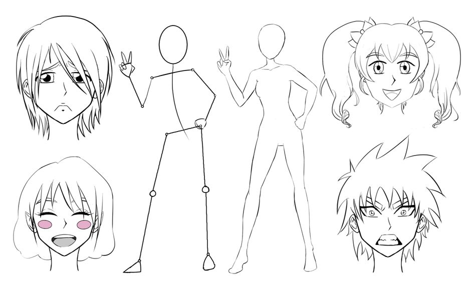 Drawing Anime Manga Style Characters For Beginners Camp Small Online Class For Ages 10 15 Outschool