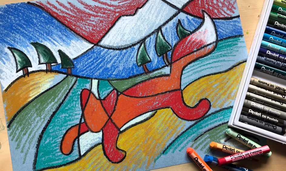 Draw A Fox Like Franz Marc An Expressionist Experience Small