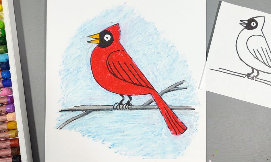 Let S Draw A Fun And Easy Cardinal Small Online Class For Ages 5 8 Outschool