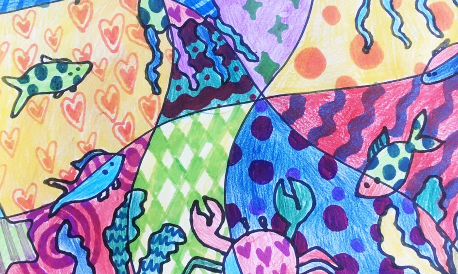 Pattern Practice Underwater Drawing Ages 6 9 Small Online